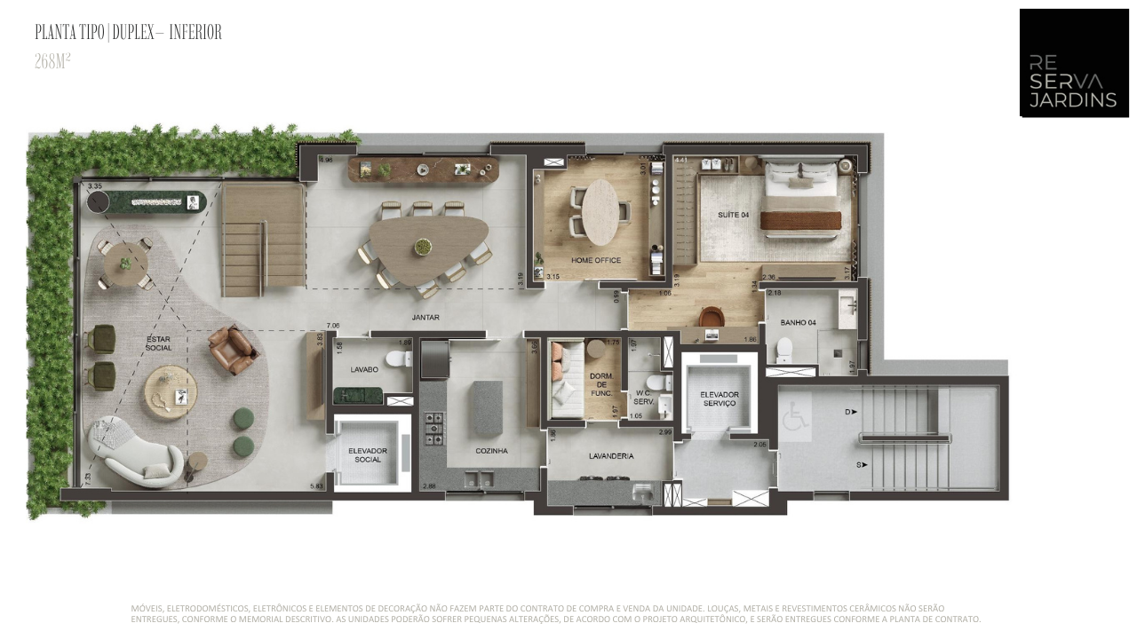 Planta Duplex – Inferior