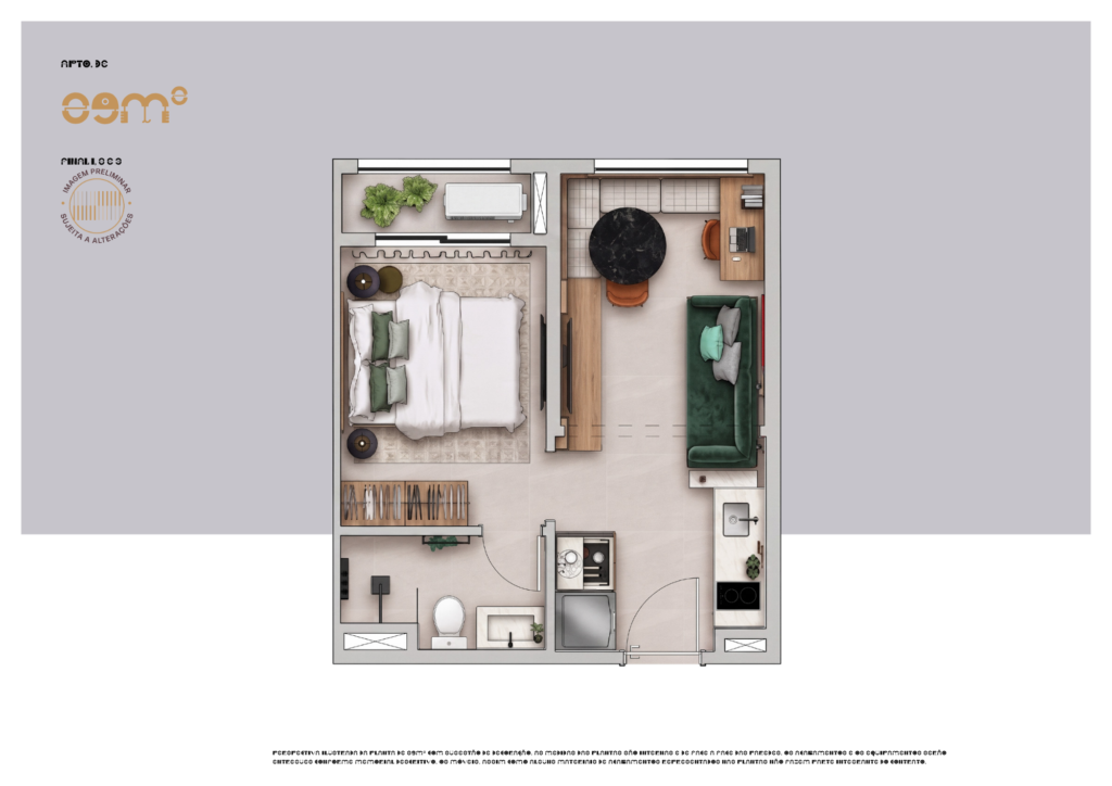 Planta Planta – 29m²
