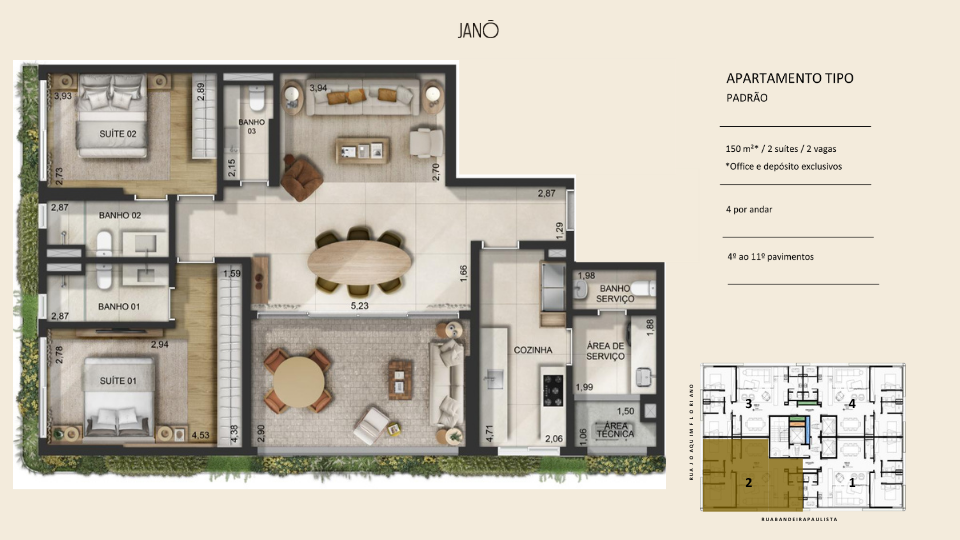 Planta Planta A – Apto