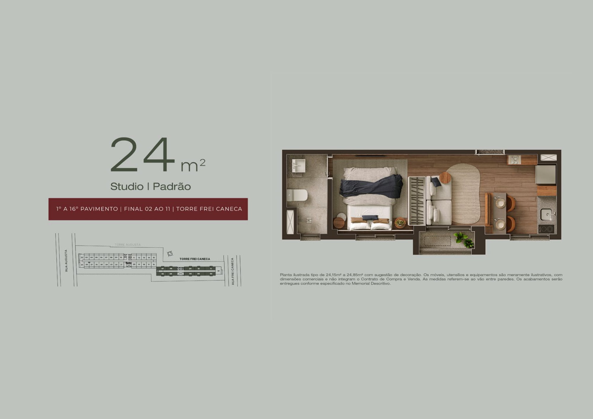 Planta Studio C – Padrão